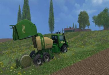 Krone round baler v1.0