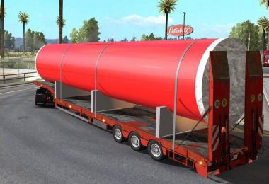 Large Metal Tube Trailer