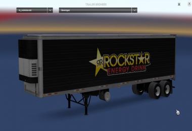 Rockstar Energy reefer trailer
