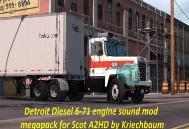 Scot A2HD Detroit Diesel 6-71 sound & megapack