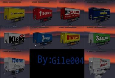 Tire Skin Trailers Pack By Gile004