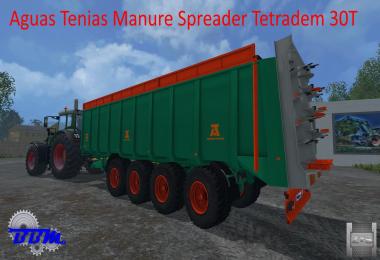 Aguas Tenias Manure Spreader Tetradem v1.0
