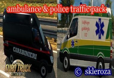 Ambulances and police in traffic 1.24.0 beta