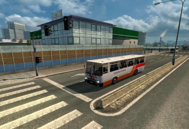 Bus Ikarus in trafic for 1.23