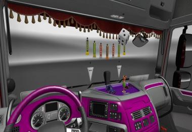 DAF XF Euro 6 Purple Interior