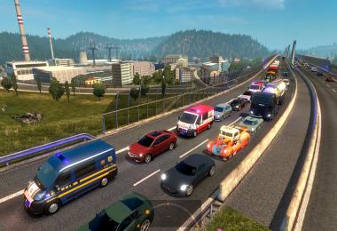 Great mod on Traffic! ETS2 v1.24 beta