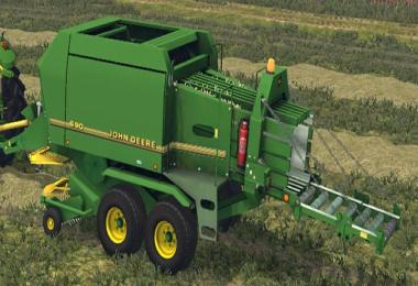 John Deere 690 & Krone BigPack 120-80 v1.0
