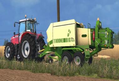 John Deere 690 & Krone BigPack 120-80 v1.0