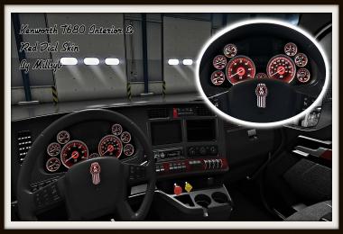 Kenworth T680 Interior & Red Dial Skin