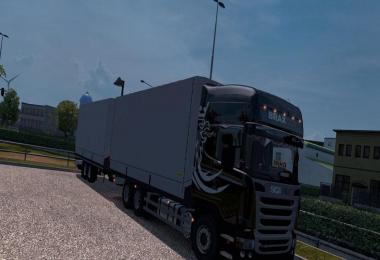 Scania R450 Tandem + Interior + Trailer