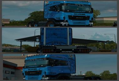 Scania RJL Scandinavia Transports Skin 1.23