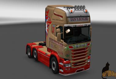 Scania R&S Topline Ian S.Roger skin 1.23