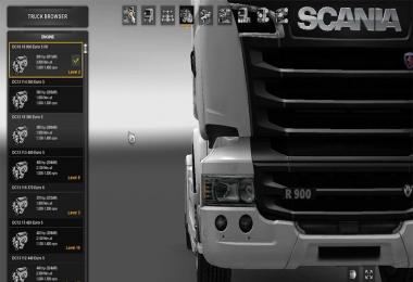 Scania Streamline 900 bhp engine and R 900 Badge