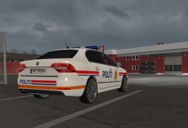Skoda Norwegian Police Skin 1.23