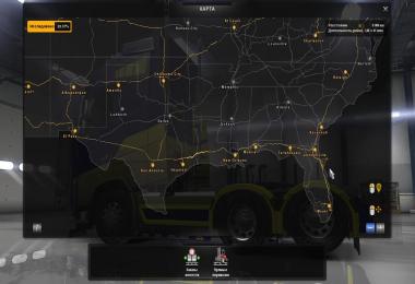 South America + MHAPro map ATS 1.3.1 + Coast to Coast v1.7.1