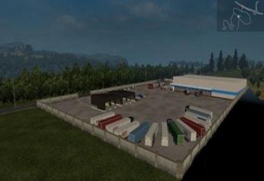 Warehouse and Mountain Road at Toulouse