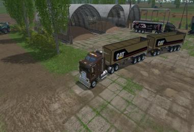 New Holland + Cat Truck Trailer Packs By Eagle355th v2