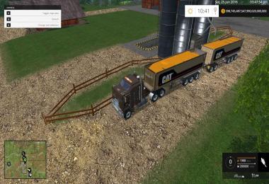 New Holland + Cat Truck Trailer Packs By Eagle355th v2