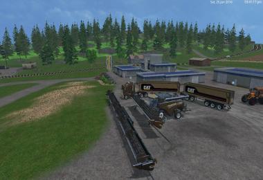 New Holland + Cat Truck Trailer Packs By Eagle355th v2