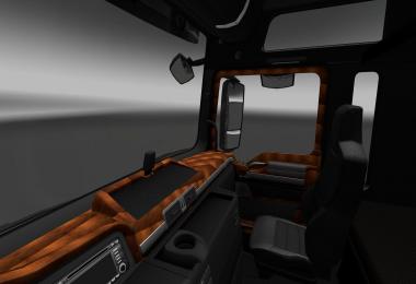 MAN TGX Black/Brown Interior v1