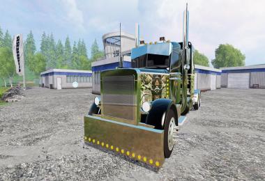 Custom PeterBilt 388 W/ Trailer (Edited) Wolf Edition