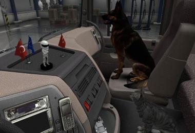 Freightliner Cascadia  cabin accessories addon V2.1.3