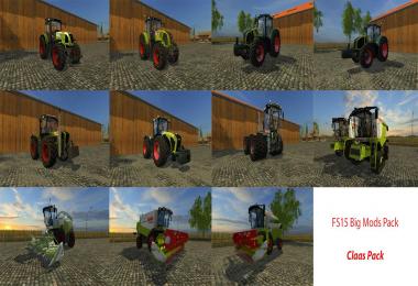 FS15 Big Mods Pack V12 Claas Pack V1