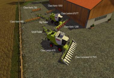 FS15 Big Mods Pack V12 Claas Pack V1