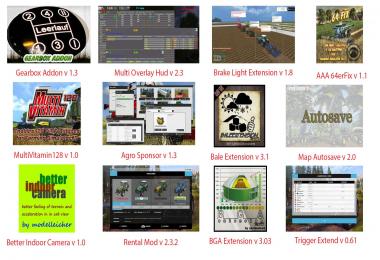FS15 Big Mods Pack V13 Scripts Pack V3