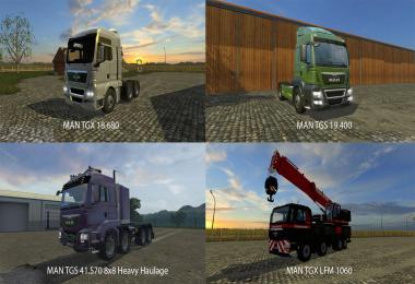 Big Mods Pack V17 MAN Trucks Pack V1