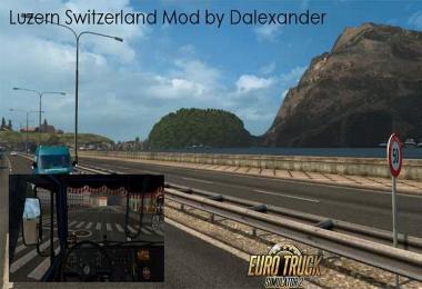 Luzern CH Map by Dalexander