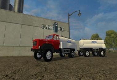 Magirus milk Truck with trailer v1.0