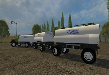 Magirus milk Truck with trailer v1.0