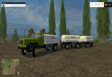 Magirus milk Truck with trailer v1.0
