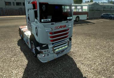 Scania RJL bud spencer white v1.24