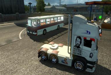 Scania RJL bud spencer white v1.24