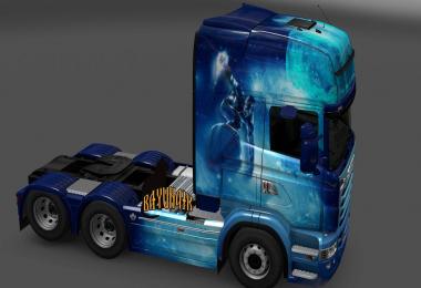Scania R&S Silver Surfer skin 1.23