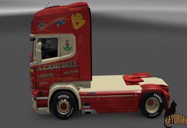 Scania R&S Topline A.Campbell skin 1.23