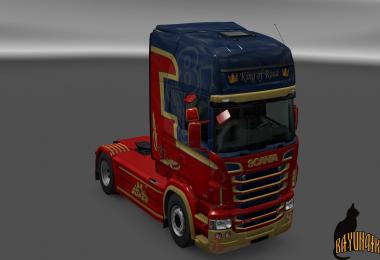 Scania R&S Topline King of Road skin 1.23