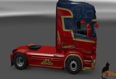 Scania R&S Topline King of Road skin 1.23