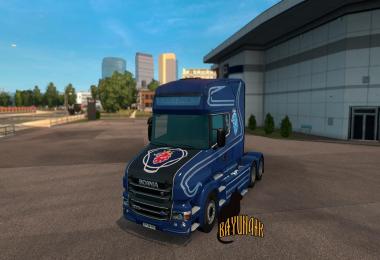 Scania T series metallik Ebbe K.Jensen skin 1.24