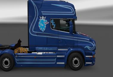 Scania T series metallik Ebbe K.Jensen skin 1.24