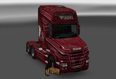 Scania T series Topline Vogel skin 1.24