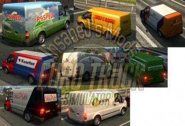 Service van European companies in Traffic 