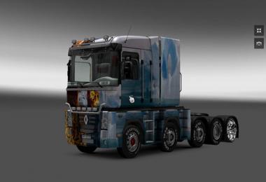 Skin Renault Magnum Fire and Ice 1.24.x