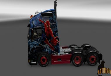 Volvo FH 2013 Spider-man skin 1.23