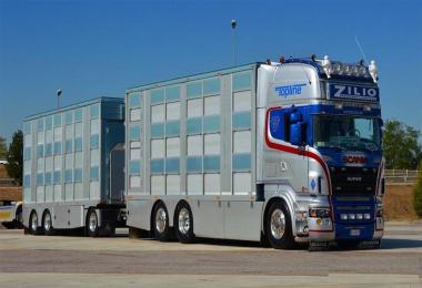 Scania R580 / ZILIO / V8 Sound / Mighty V8 Sound