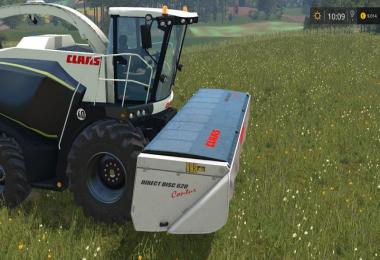 Claas Direct Disc 620 Black Edition TEXTURE v1.0