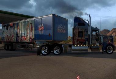 Kit. Kenworth K200 + Trailer (Long) Skins with the girls