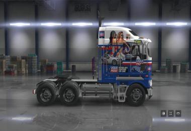 Kit. Kenworth K200 + Trailer (Long) Skins with the girls